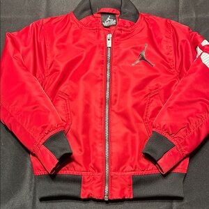 Jordan Red Jacket with Black Accents